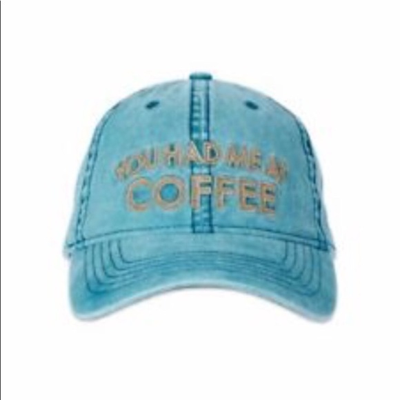 “You Had Me At Coffee” Baseball Cap - Picture 2 of 9
